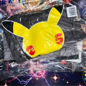 Pokemon Celebration Black Allover Print T shirt size 2XL 25th Anniversary
